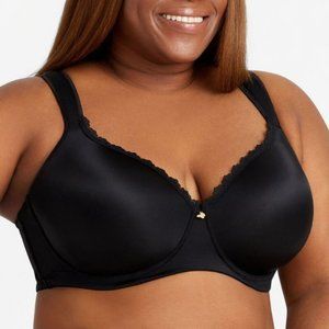 nwt ashley stewart black butterfly bra  42D